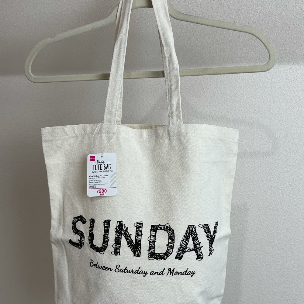 New Daiso Sunday Tote